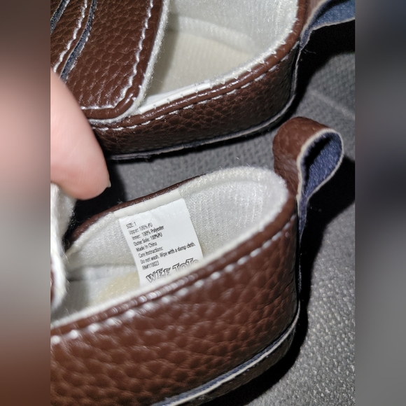 Infant size 1 Wee Tots loafer shoes - Picture 3 of 3